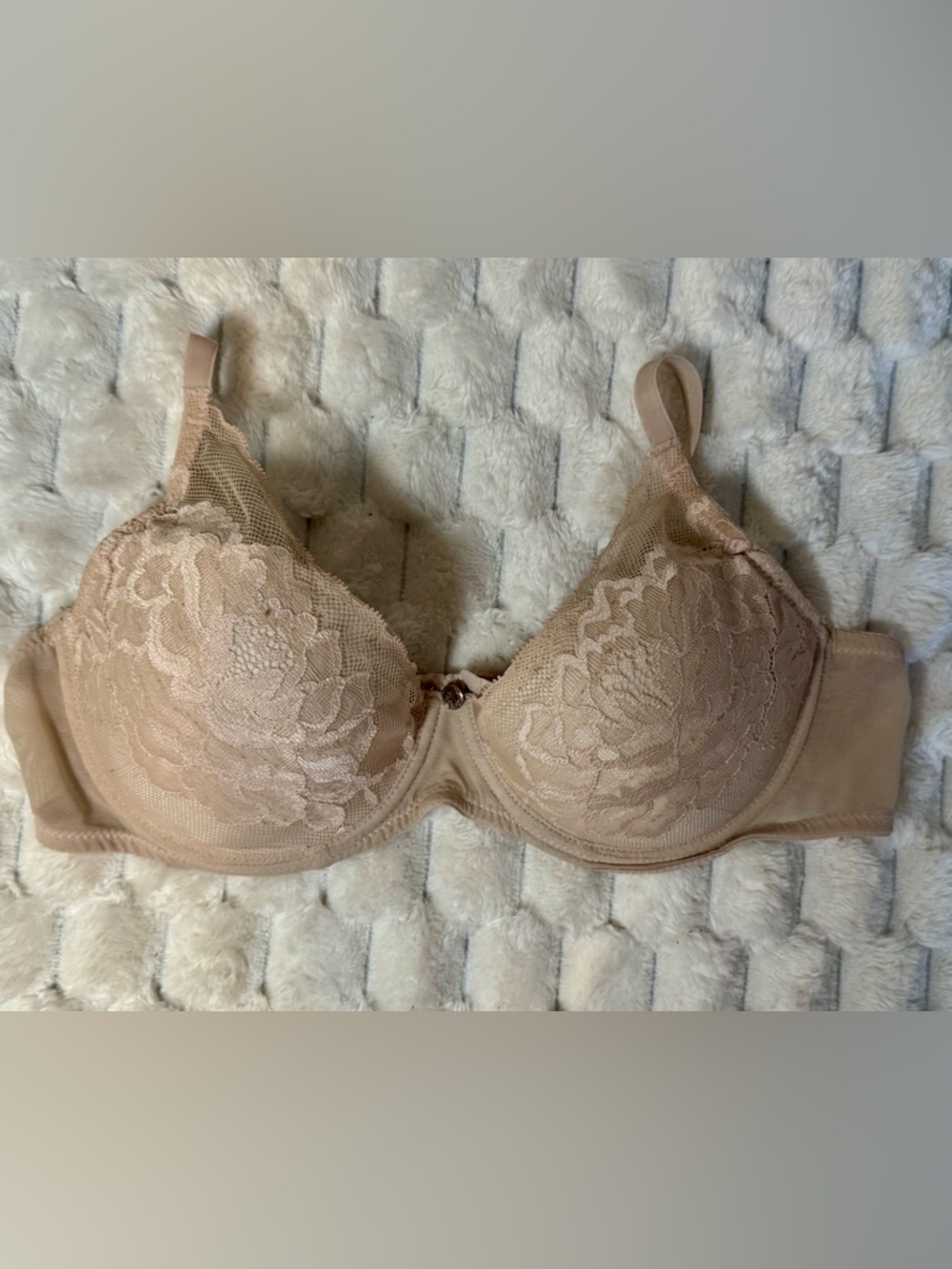 Natori Floral Contour Underwire Bra - Nude 34C